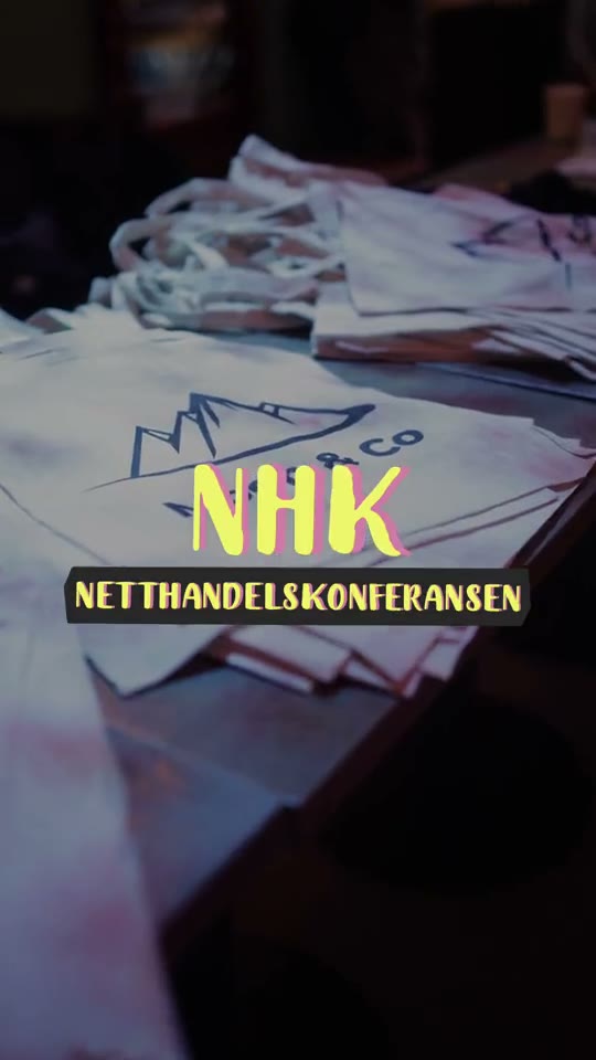 Salen på Netthandelskonferansen med NHK-logoen